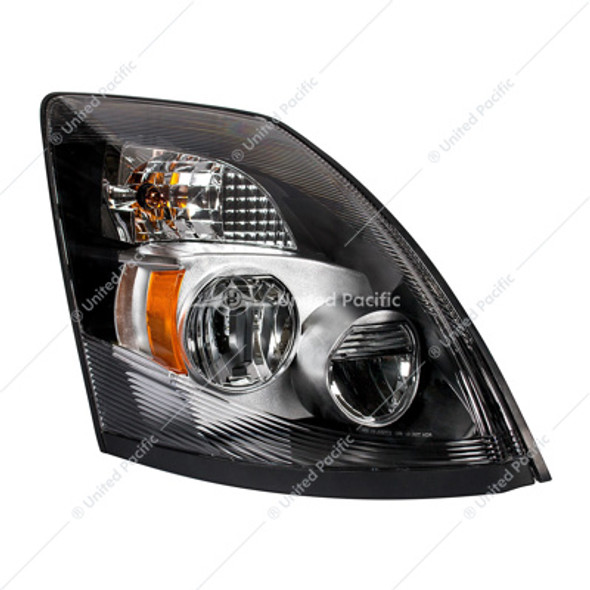 31095-UP High Power LED Chrome Headlight for 2003-2017 Volvo VN/VNL - Passenger