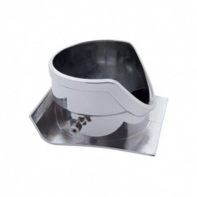 41903-UP Chrome Plastic Flip Over Cup Holder For 1998-2002 Freightliner Century