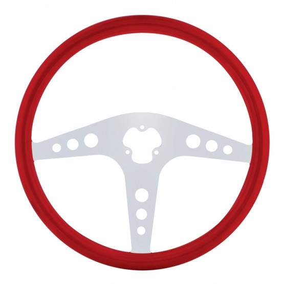 18" Color GT Steering Wheel - Indigo Red