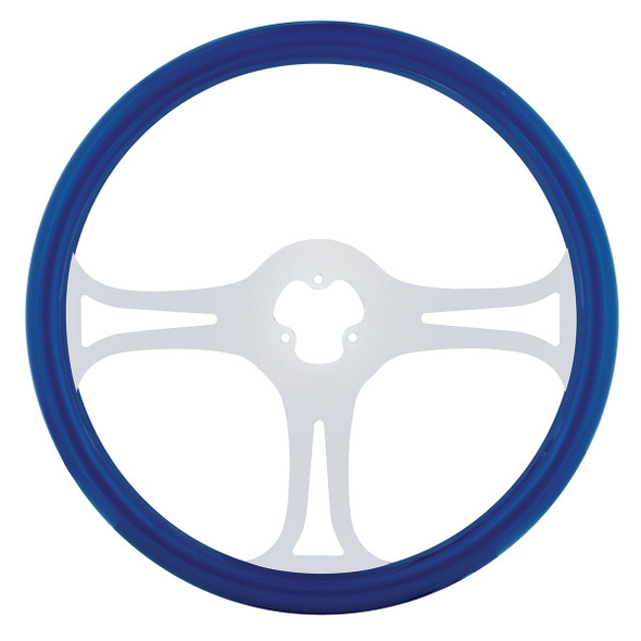18" Color Blade Steering Wheel - Electric Blue