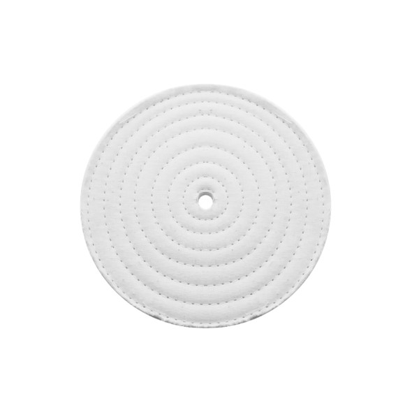 6" Assorted Muslin Buff - 1/2" Arbor