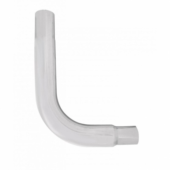 Chrome 90 Degree Exhaust Elbow, Reduce 6" O.D To 5" O.D. - 35" X 24"