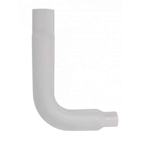 Chrome 90 Degree Exhaust Elbow, Reduce 7" O.D. To 5" O.D. - 35" X 24"