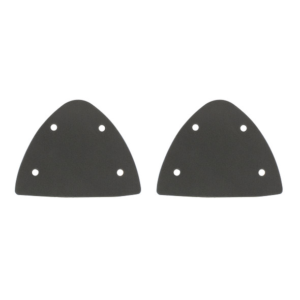 POLISHED ALUMINUM HEADLIGHT TURN SIGNAL COVER KIT FOR PETERBILT (PAIR)