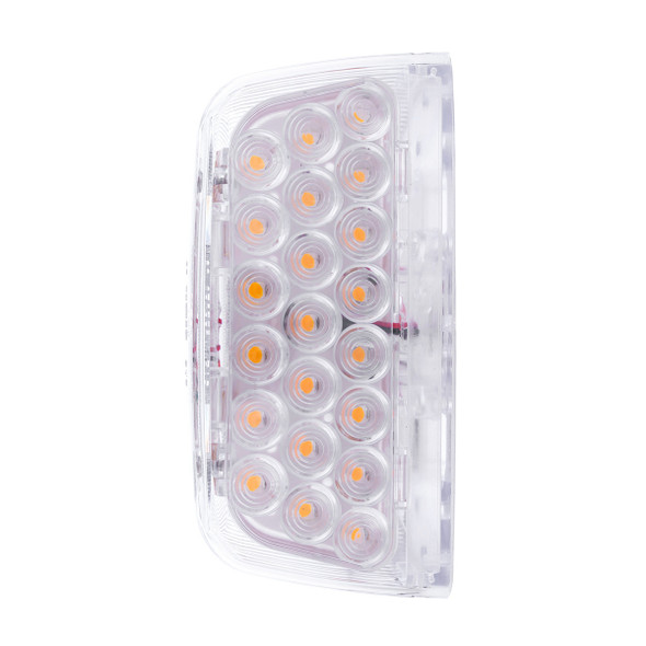 31 LED TURN SIGNAL LIGHT FOR 1987-2007 PETERBILT 379/378/357 - AMBER LED/CLEAR LENS