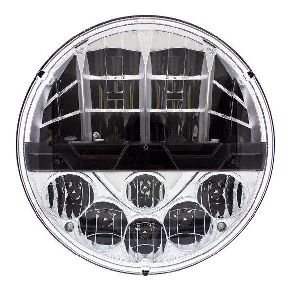 ULTRALIT - High Power LED 7" Headlight With Polycarbonate Lens & Housing