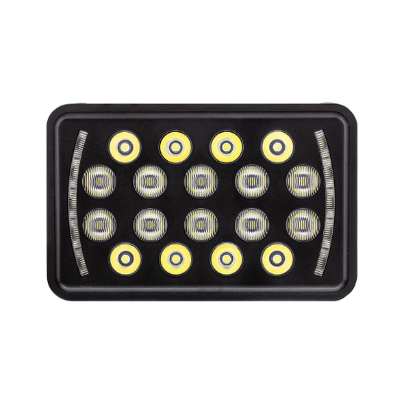 ULTRALIT - 18 High Power LED Rectangular Light With LED Position Light Bar