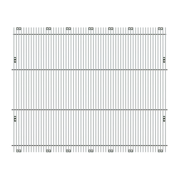ALUMINUM BILLET STYLE GRILLE INSERT WITH VERTICAL BARS FOR PETERBILT 379 EXTENDED HOOD
