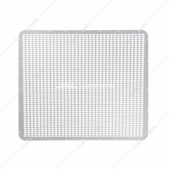 430 STAINLESS GRILLE MESH FOR PETERBILT 379 WITH EXTENDED HOOD - STRAIGHT OVAL HOLES