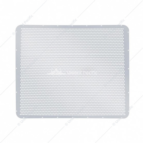 430 STAINLESS GRILLE MESH FOR PETERBILT 379 WITH EXTENDED HOOD - ALTERNATING ROUND HOLES