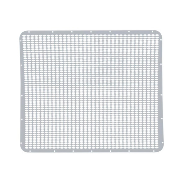 304 STAINLESS GRILLE MESH FOR PETERBILT 379 WITH EXTENDED HOOD - STRAIGHT OVAL HOLE