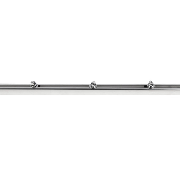 21160-UP 33-3/4" STAINLESS STEEL KENWORTH STYLE VERTICAL GRILLE BAR FOR PETERBILT 359