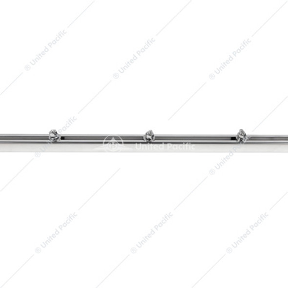 21161-UP 39-1/2" STAINLESS STEEL KENWORTH STYLE HORIZONTAL GRILLE BAR FOR PETERBILT 359 379