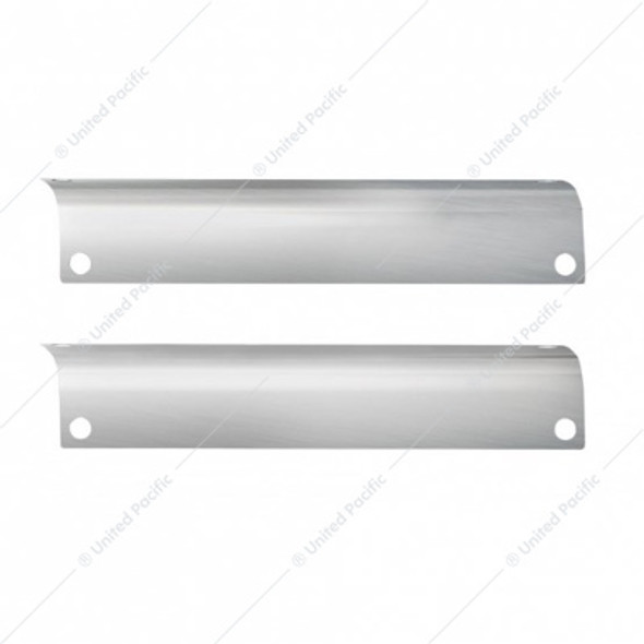 STAINLESS FRONT STEP TRIMS FOR PETERBILT 386