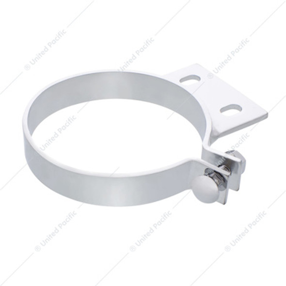 10295-UP 6" CHROME EXHAUST CLAMP FOR PETERBILT