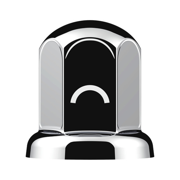 33mm X 2" Chrome Steel Standard Nut Cover With Flange