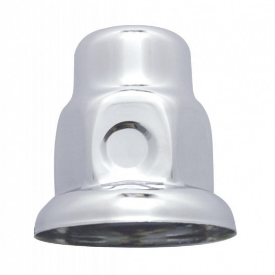 33mm X 2" Chrome Steel Tall Nut Cover With Flange