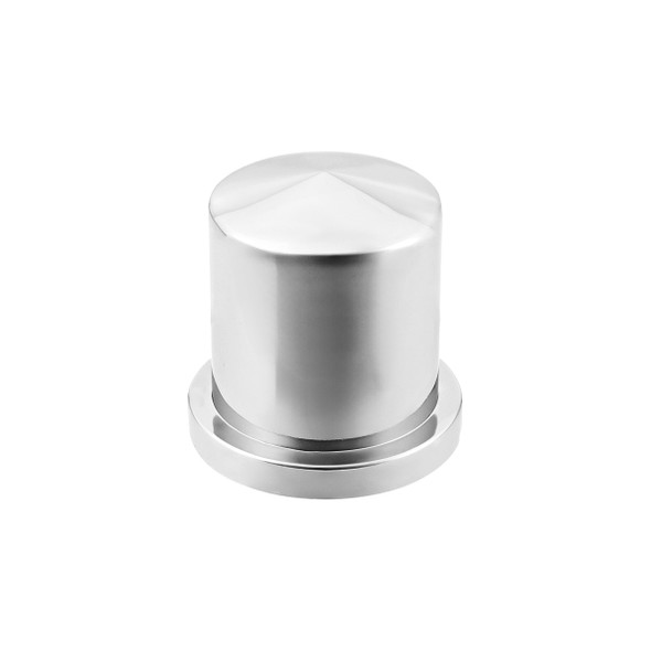 30mm X 1-7/8" Chrome Plastic Pointed Nut Cover - Push-On