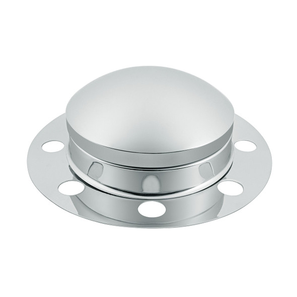 Chrome Dome Front Axle Cover 3PC Kit For Steel/Aluminum Wheel