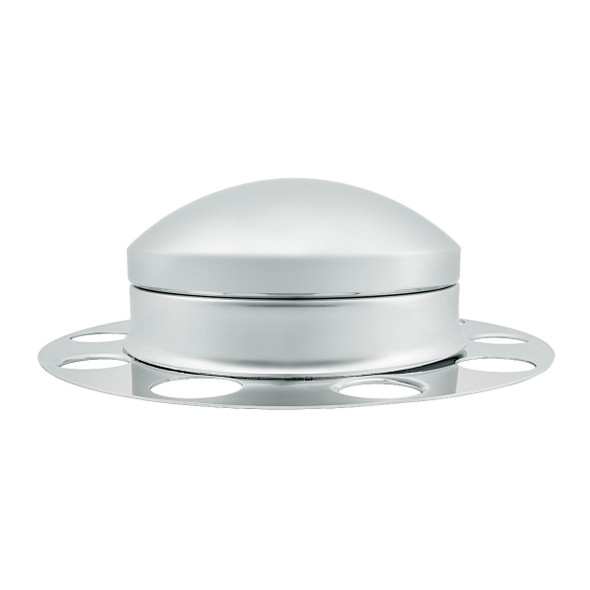 Chrome Dome Front Axle Cover 3PC Kit For Aluminum Wheel