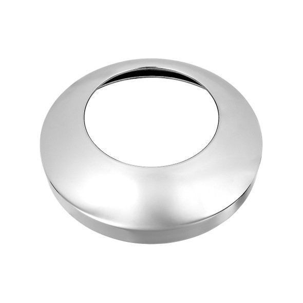 8" Chrome Rear Hubcap With Hubometer Cutout