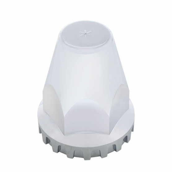 33mm X 2 3/4" Australian Volvo Nut Cover With Flange - Push-On (Bulk)