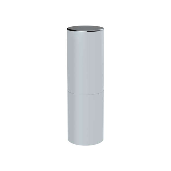 33mm X 6-1/2" Chrome Plastic Tall Cylinder Nut Cover - Thread-On (Bulk)