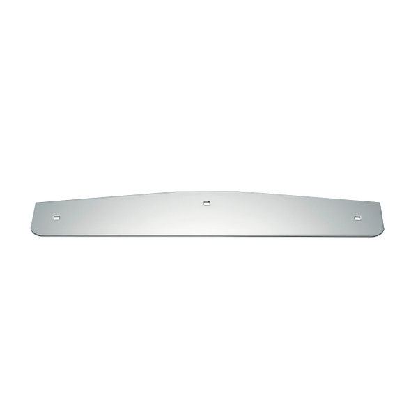 4" X 20" Chrome Standard Bottom Mud Flap Plate - Bolt Thru