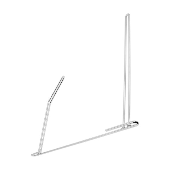 24" Chrome Angled Anti-Sail Bracket - Left Only