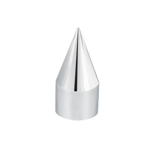 33mm X 4-1/8" Chrome Plastic Spike Nut Covers - Push-On (60-Pack)