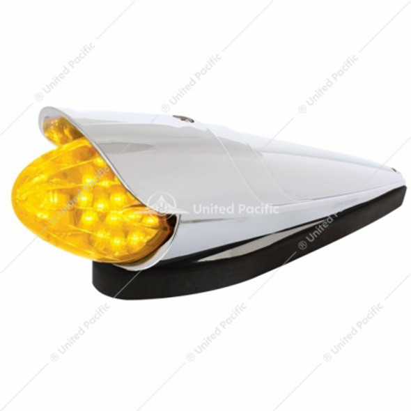 36753-UP 19 LED REFLECTOR GRAKON 1000 CAB LIGHT KIT WITH VISOR - AMBER LED/AMBER LENS