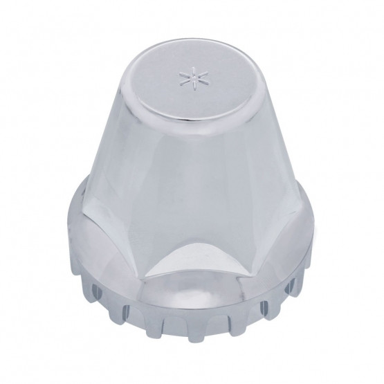 33mm X 2" Chrome Plastic "Low Rider" Nut Cover - Thread-On (Bulk)