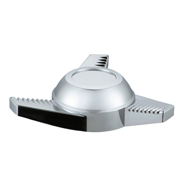 Chrome Plastic 3 Bar Right Swing Hubcap Spinner Only