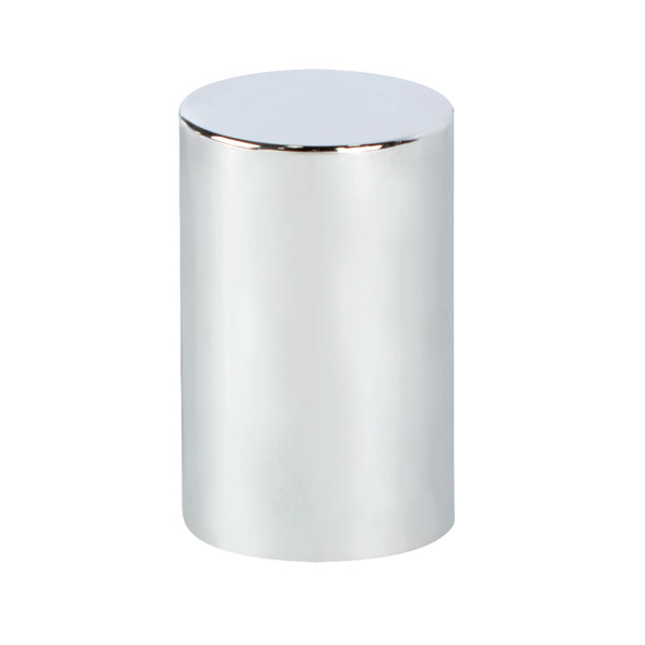 Chrome Cylinder Hubcap Nut Cover For 1999-2018 Chevy & GMC Full Size Truck - Push-on (Bulk)