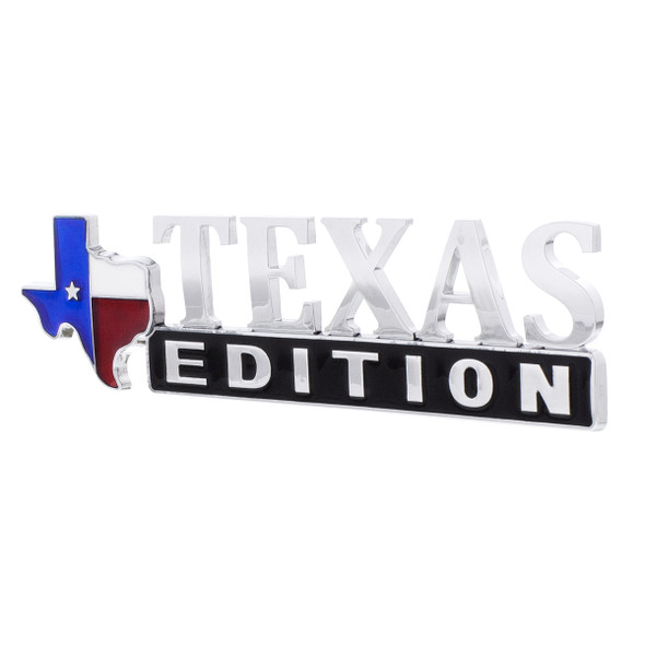 Chrome Die Cast "Texas Edition" Accent Emblem