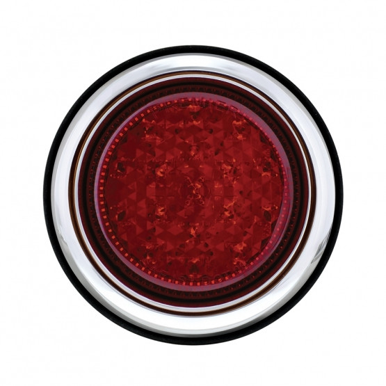 17 LED Chrome Bezel Flush Mount Tail Light