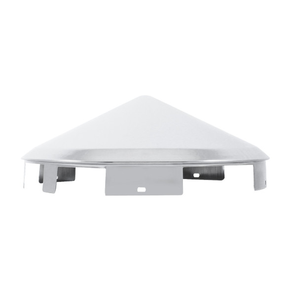 Universal Stainless Pointed Front Hubcap - 1" Lip