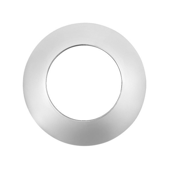 8" Stainless Rear Hubcap With Hubometer Cutout