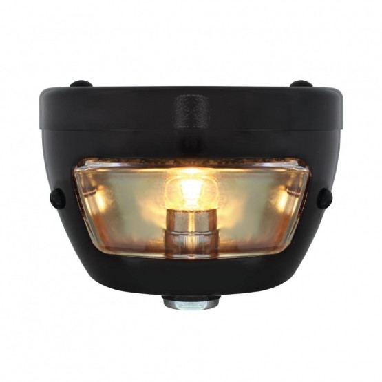 DUO Lamp Motorcycle Rear Fender Tail Light With Red Glass Lens