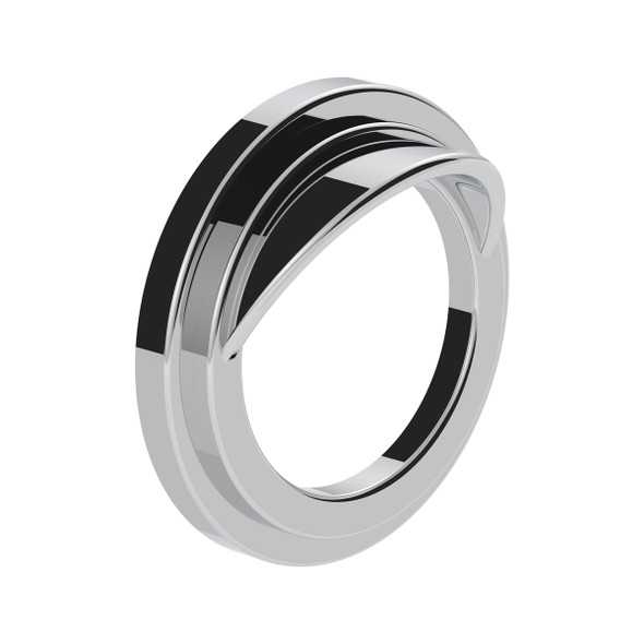 Chrome Plastic Small Gauge Bezel With Visor For Freightliner