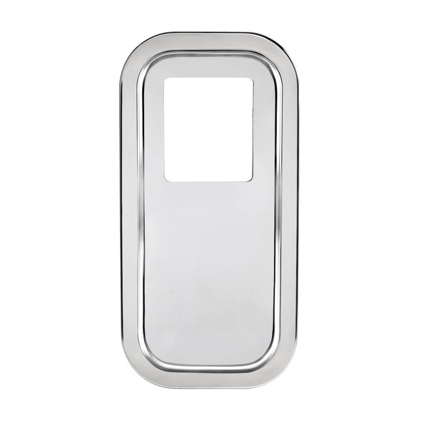 Peterbilt Stainless Steel Shift Plate Cover - Extended Hood (Bulk)