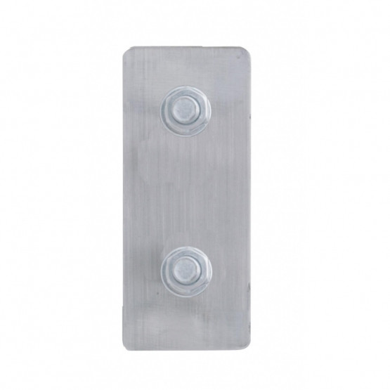 3-3/4" Bolt Pattern Deluxe Stainless Spring Loaded Light Bar With 6X 4" Light Cutouts (Pair)