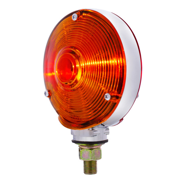 Double Face Turn Signal Light With 1157 Bulb - Amber & Red Lens