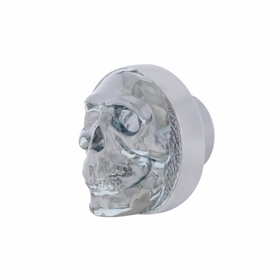 Chrome Skull Dash Knob