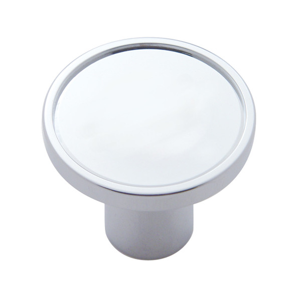 "Tractor" Chrome Aluminum Screw-On Air Valve Knob With Multi Color Glossy Sticker