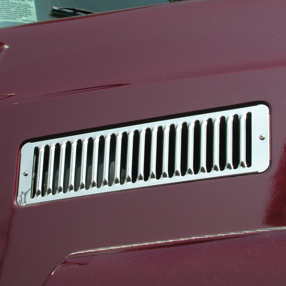 Stainless Hood Air Intake Trim For 1988+ Mack CH