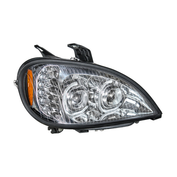High Power LED Chrome Projection Headlight For 2001-2020 Freightliner Columbia - Passenger