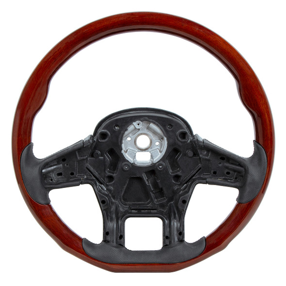 88189-UP 18" YOURGRIP WOOD STEERING WHEEL FOR 2012-2021 PETERBILT 579 & 2013-2021 KENWORTH T680