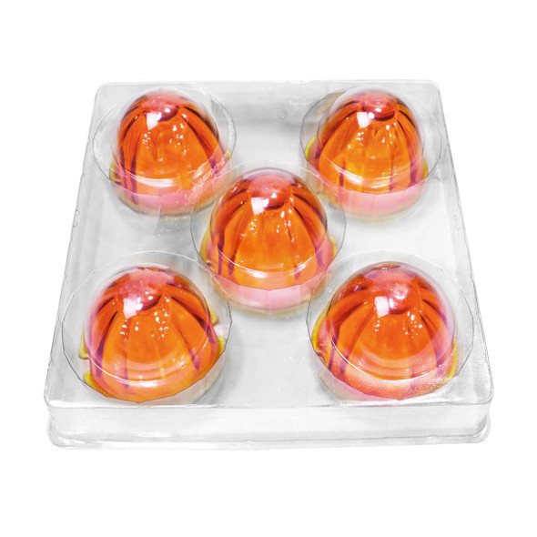 Watermelon Glass Marker Light Lens - Amber (5 Pcs)