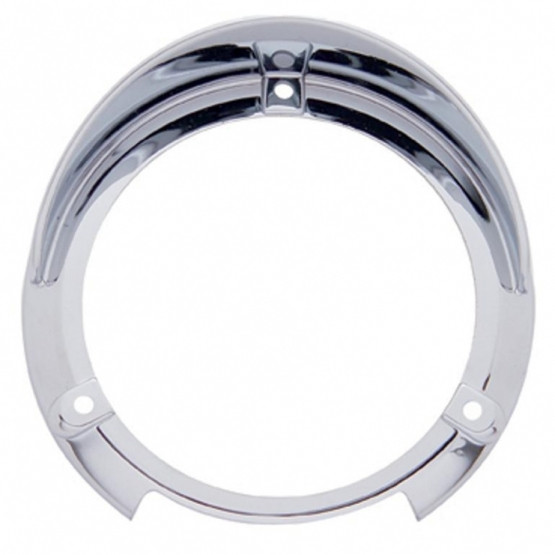 Round Turn Signal Light Bezel With Visor